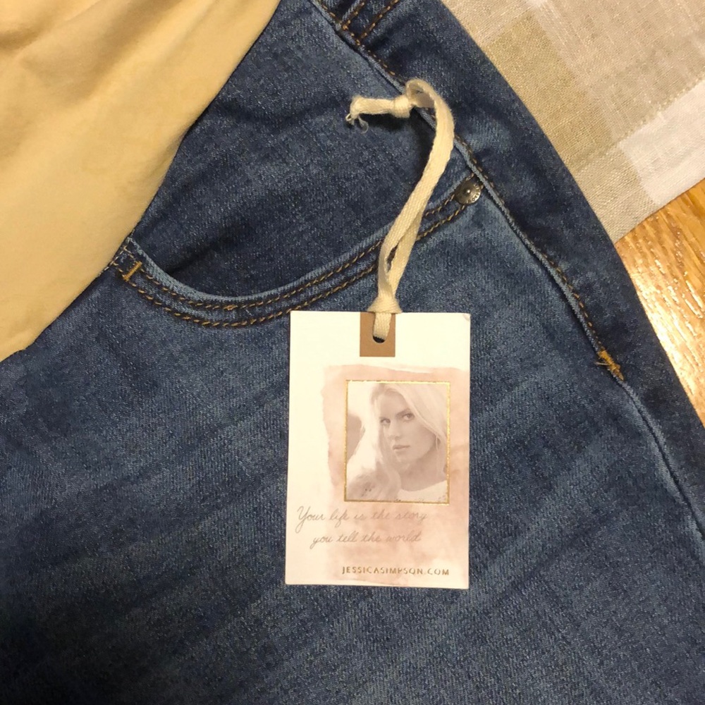 2 brand new pairs Jessica Simpson maternity jeans